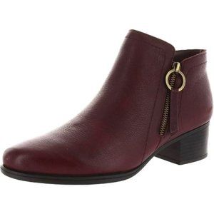 Naturalizer Denali Leather Ankle Booties Chelsea Boots 6.5 Wide